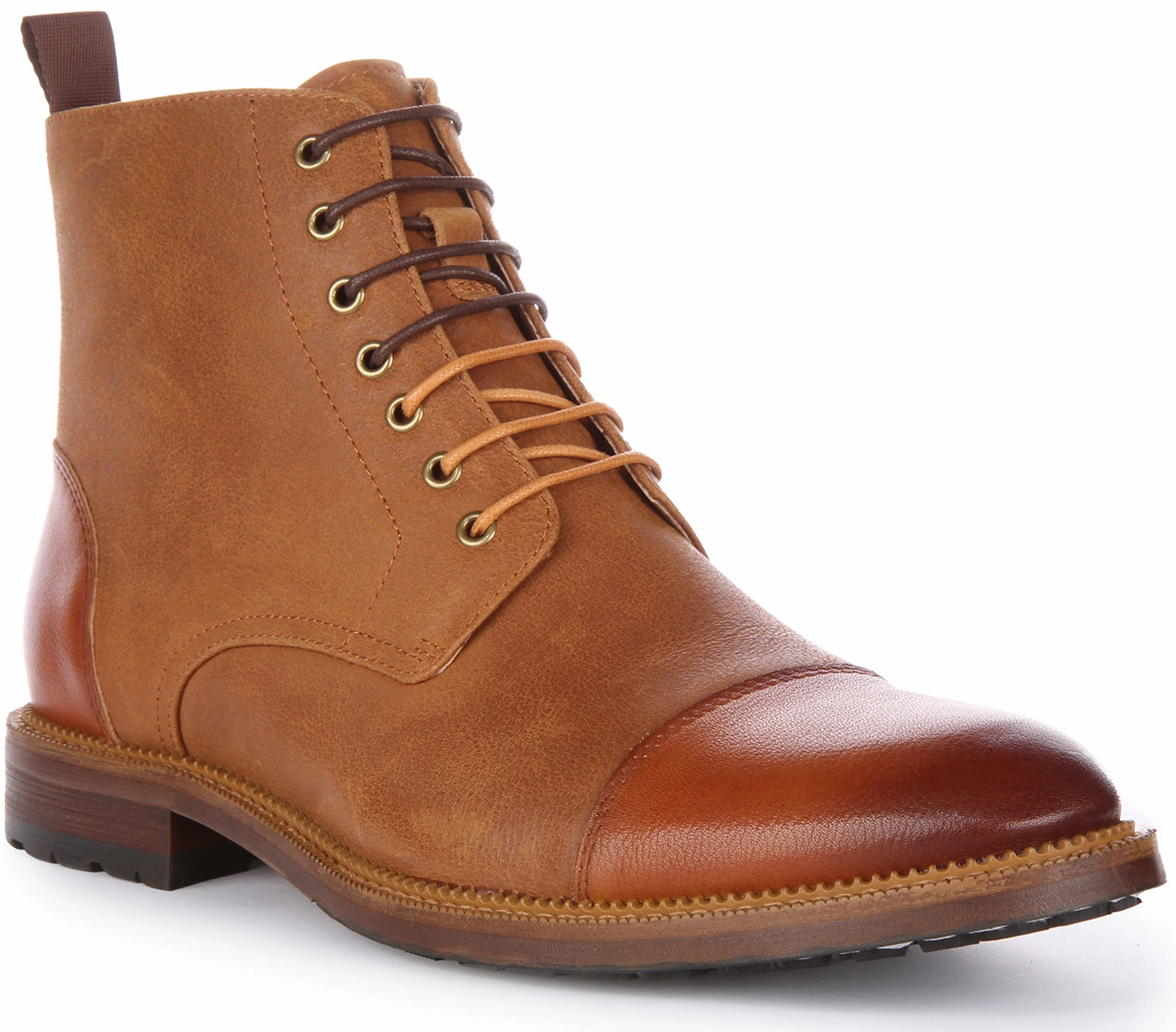 Comfort Flex Justinreess England Gael Ankle Boots In Tan