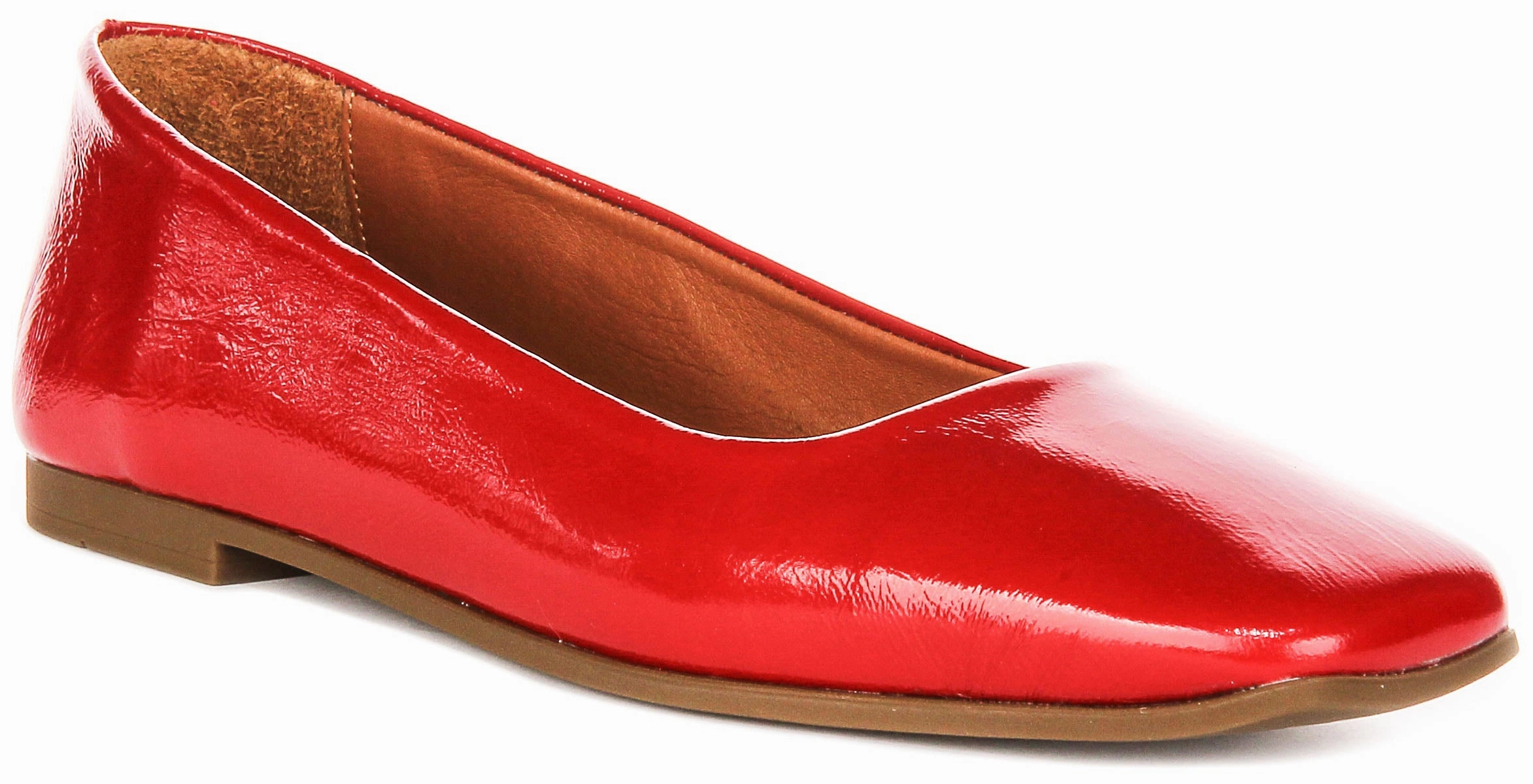 Loafer Style Club Night Justinreess England Giselle In Red Patent For Women
