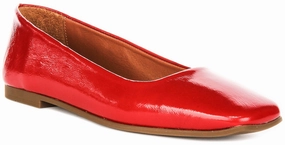 Loafer Style Club Night Justinreess England Giselle In Red Patent For Women