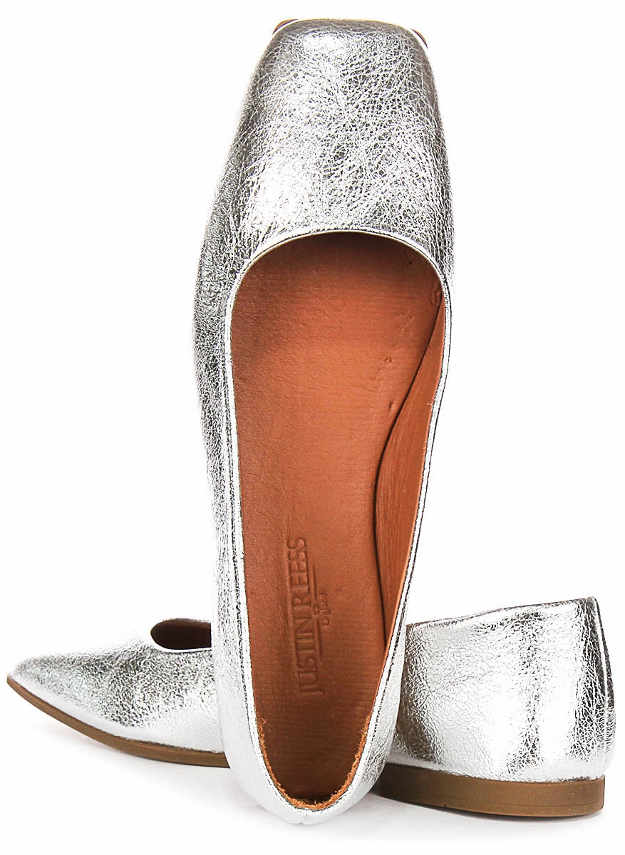 Justinreess England Giselle In Silver For Women Adjustable