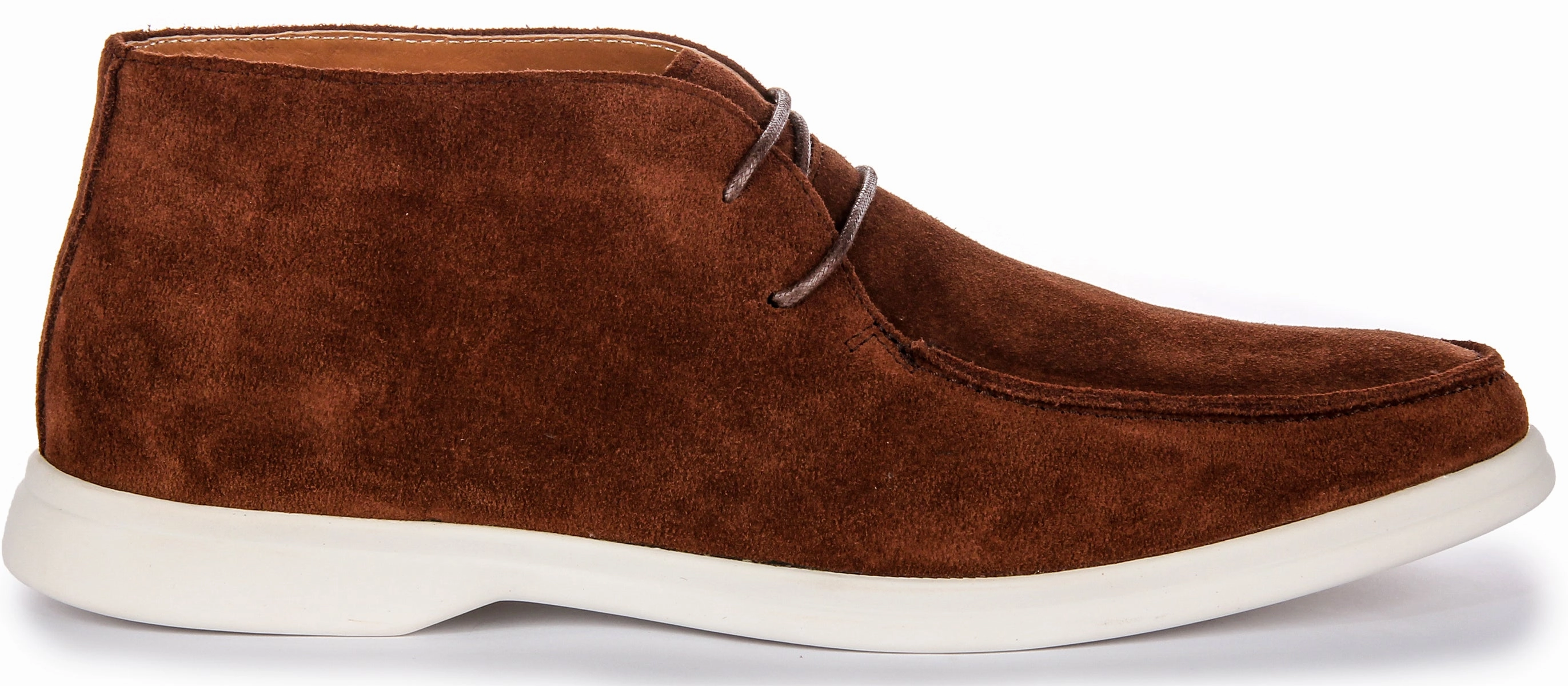Justinreess England Grant In Brown Suede For Men Padded Fit