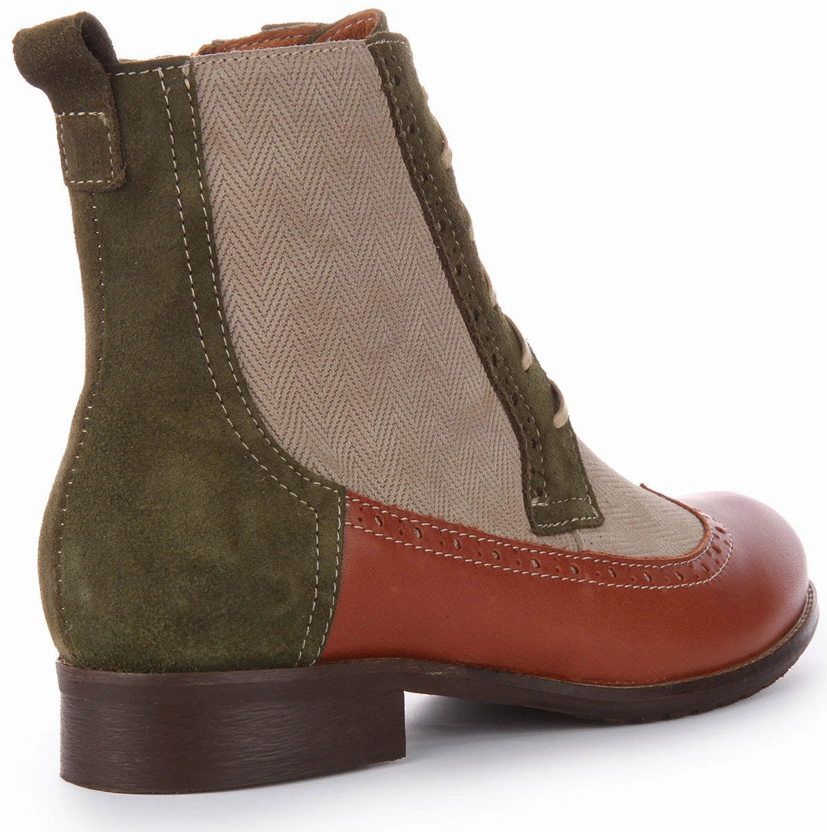 Justinreess England Helene In Beige Tan For Women Trail Flex Boots