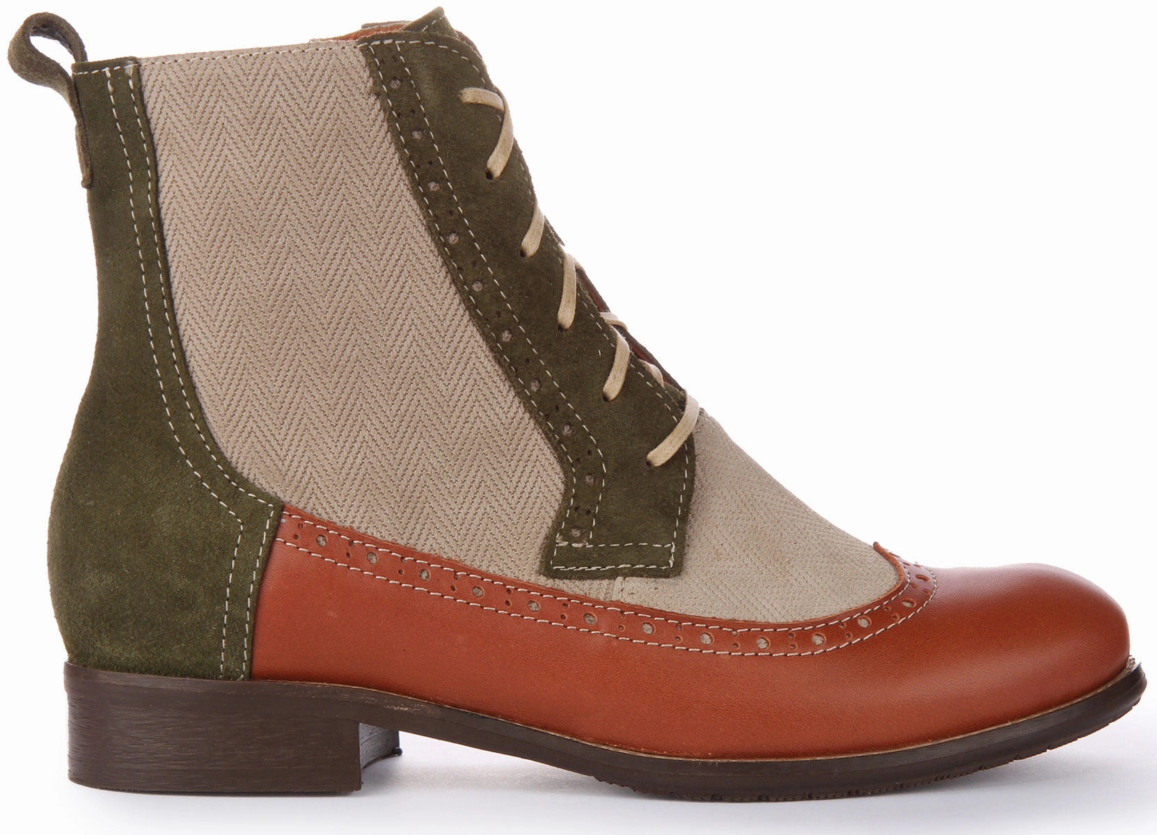 Justinreess England Helene In Beige Tan For Women Trail Flex Boots