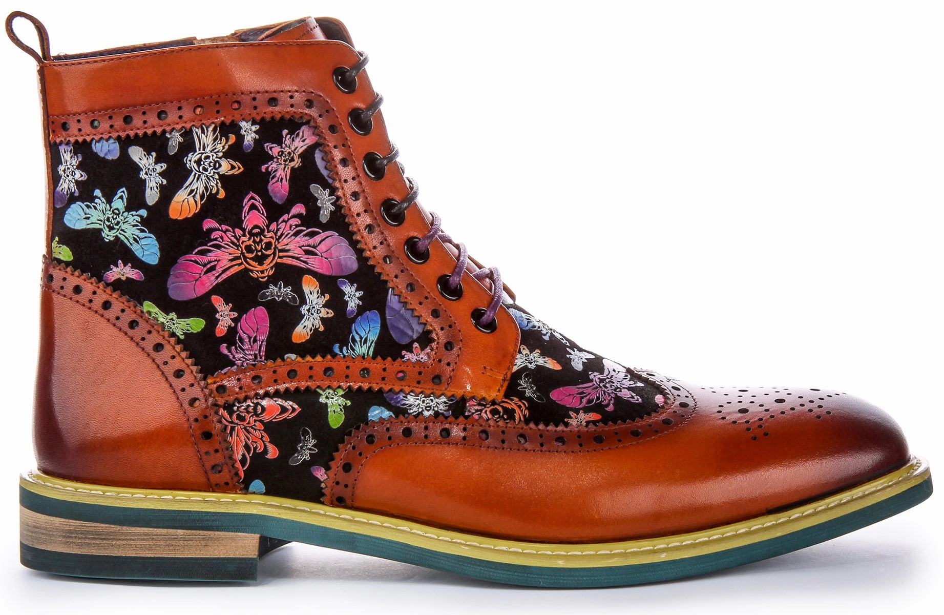 Justinreess England Hi Kennedy In Brown Butterfly For Men Wear Proof