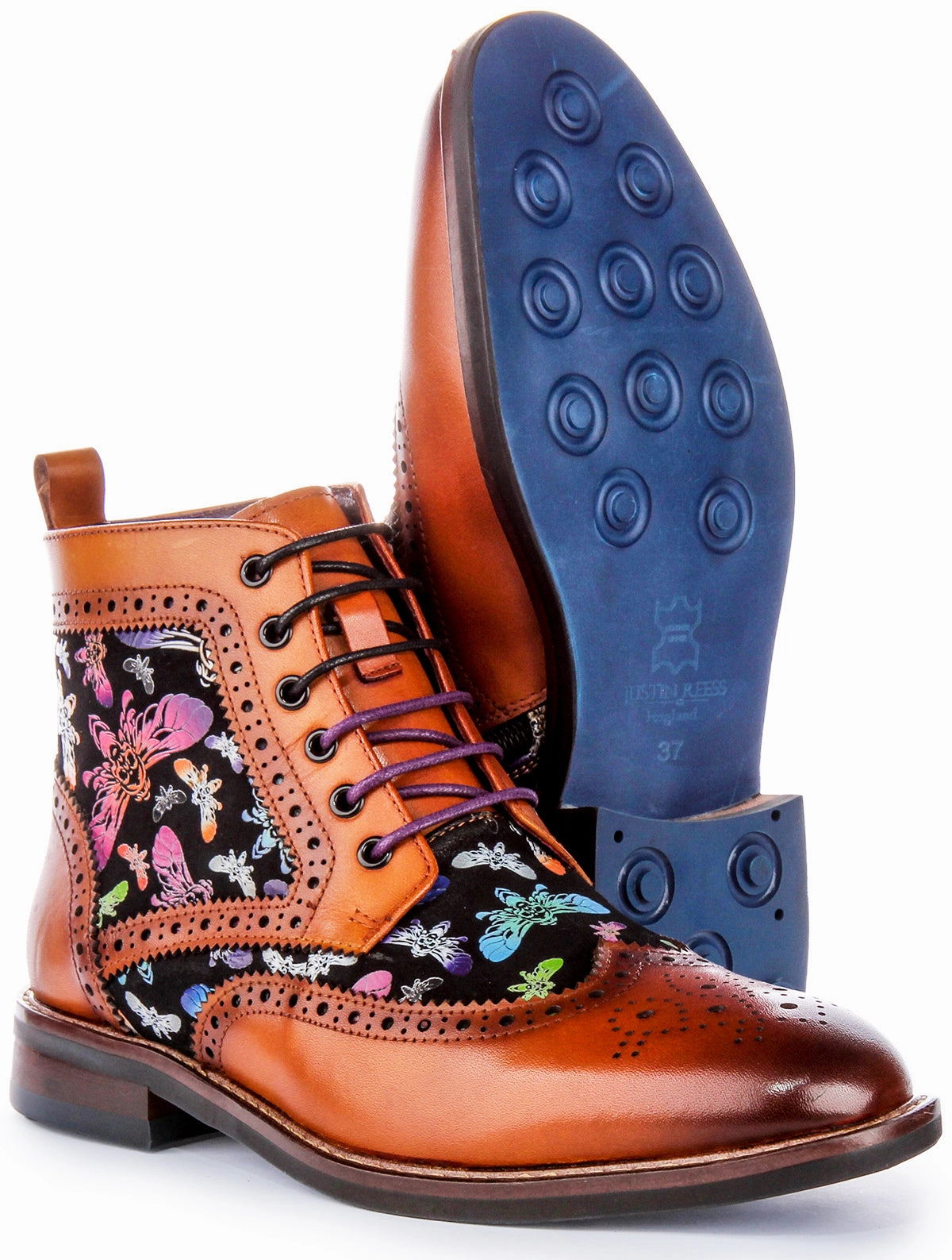 Justinreess England Hi Kennedy In Brown Butterfly For Women Rugged Adventure