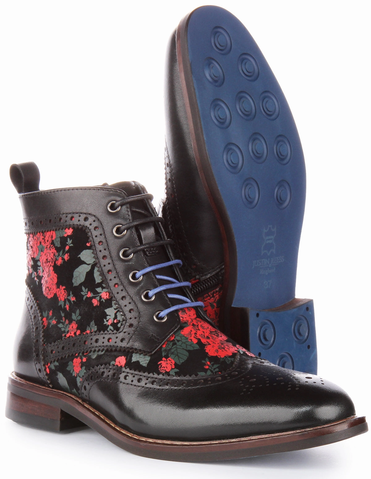 Justinreess England Hi Kennedy W In Black For Women Outdoor Trekking Boots