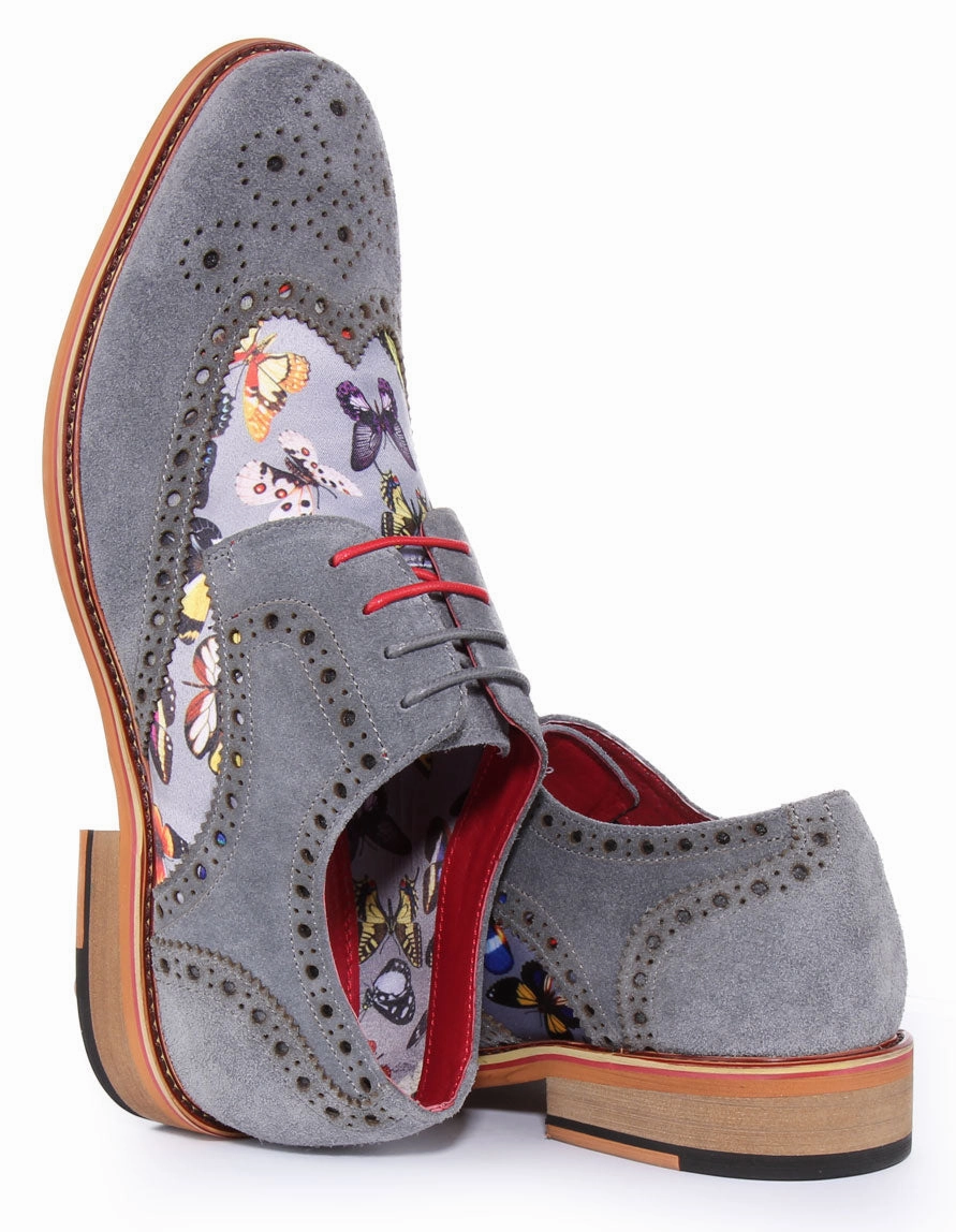 Justinreess England Julio In Grey For Men Light Step Flex