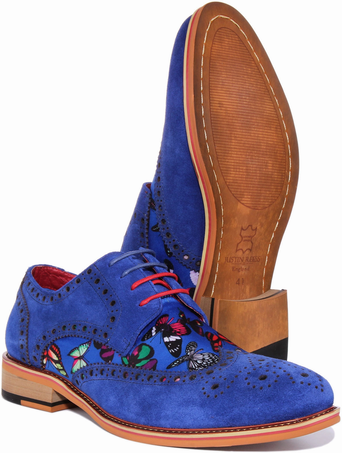 Justinreess England Julio In Navy For Men Relaxed Comfort Walk