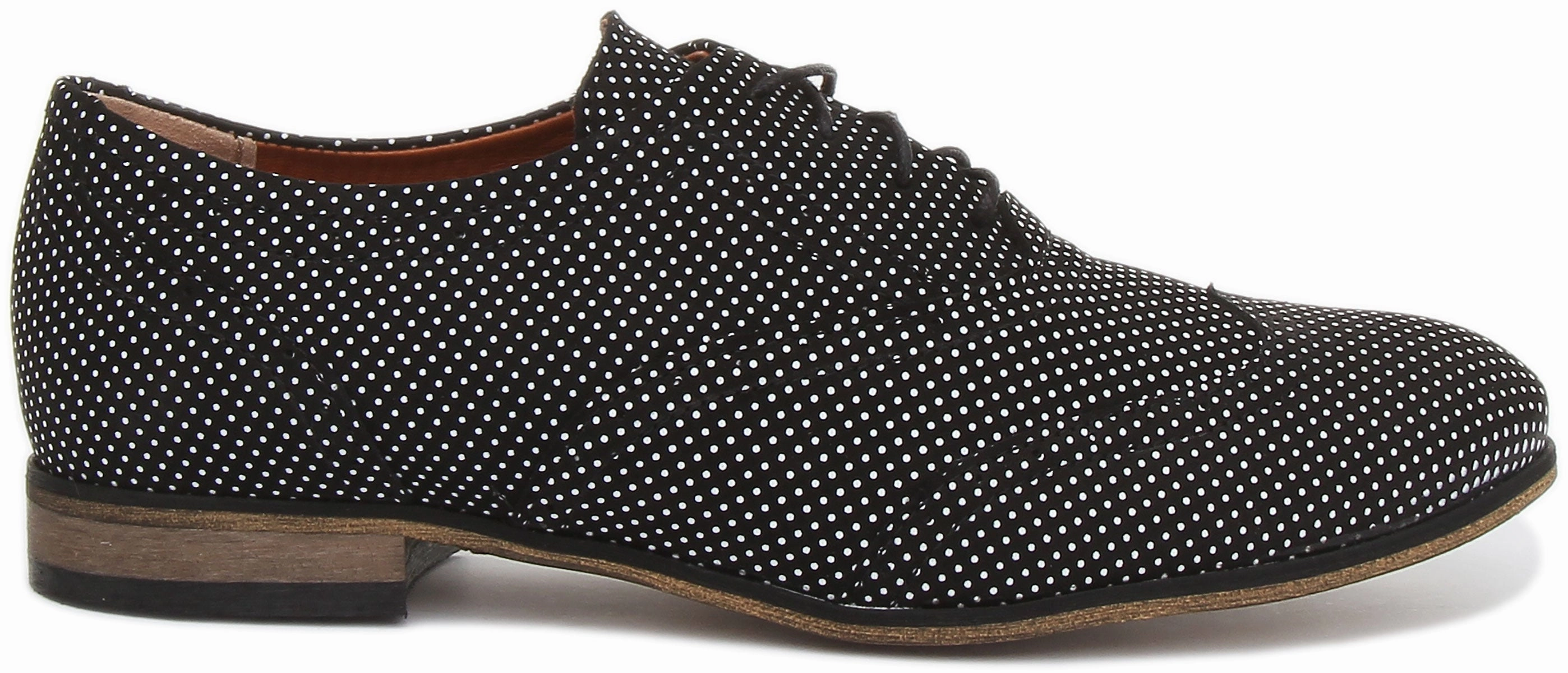 JUSTINREESS ENGLAND Kalina In Black Polka Dots For Women Built For Comfort