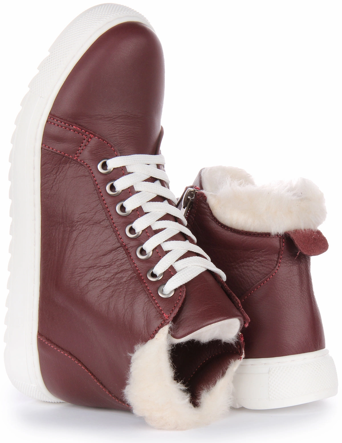 Justinreess England Leona In Maroon For Women Superior Fit