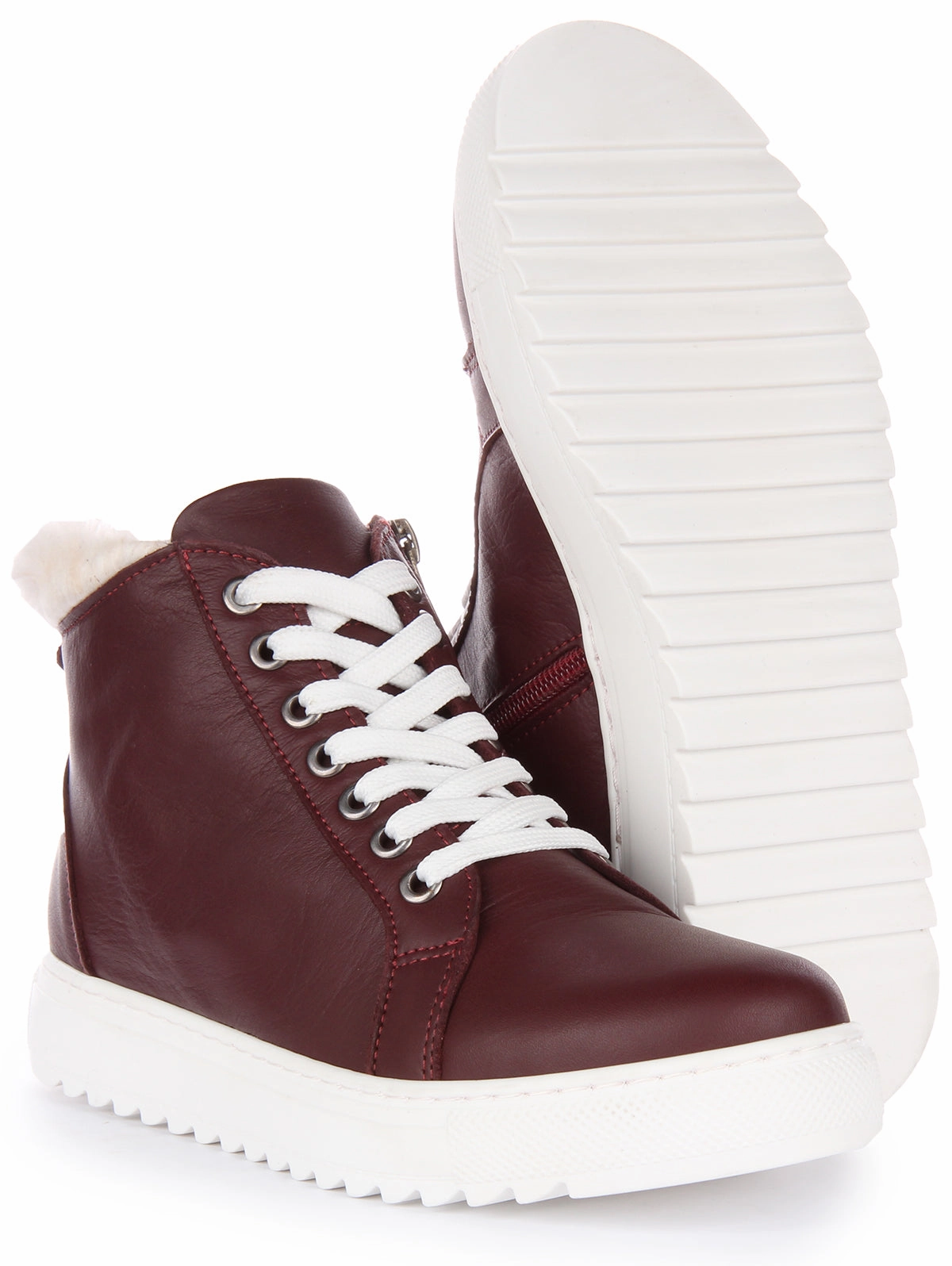 Justinreess England Leona In Maroon For Women Superior Fit