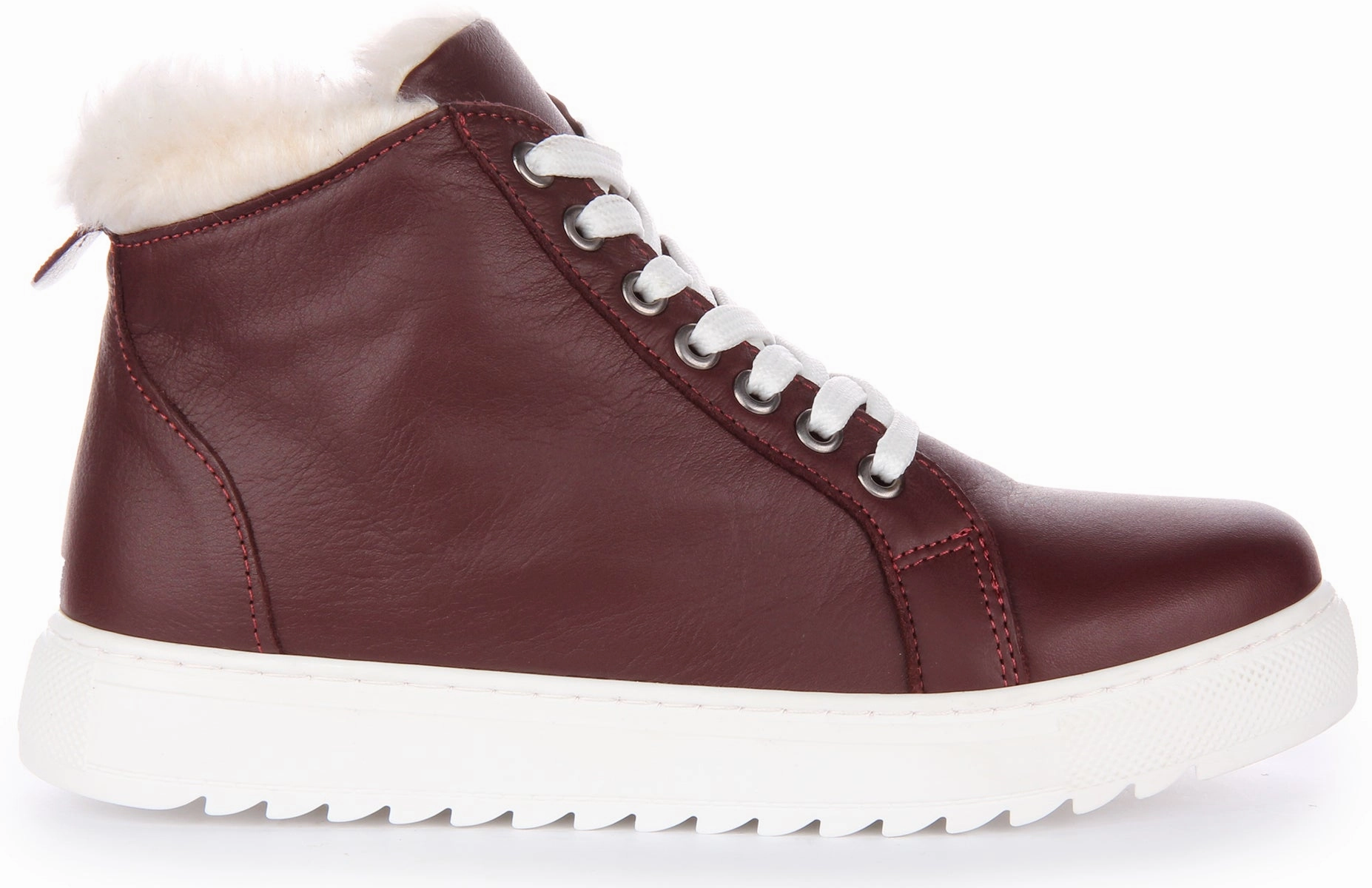 Justinreess England Leona In Maroon For Women Superior Fit