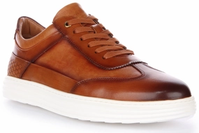 Justinreess England Levent In Brown For Men Breath Fit Clean Finish