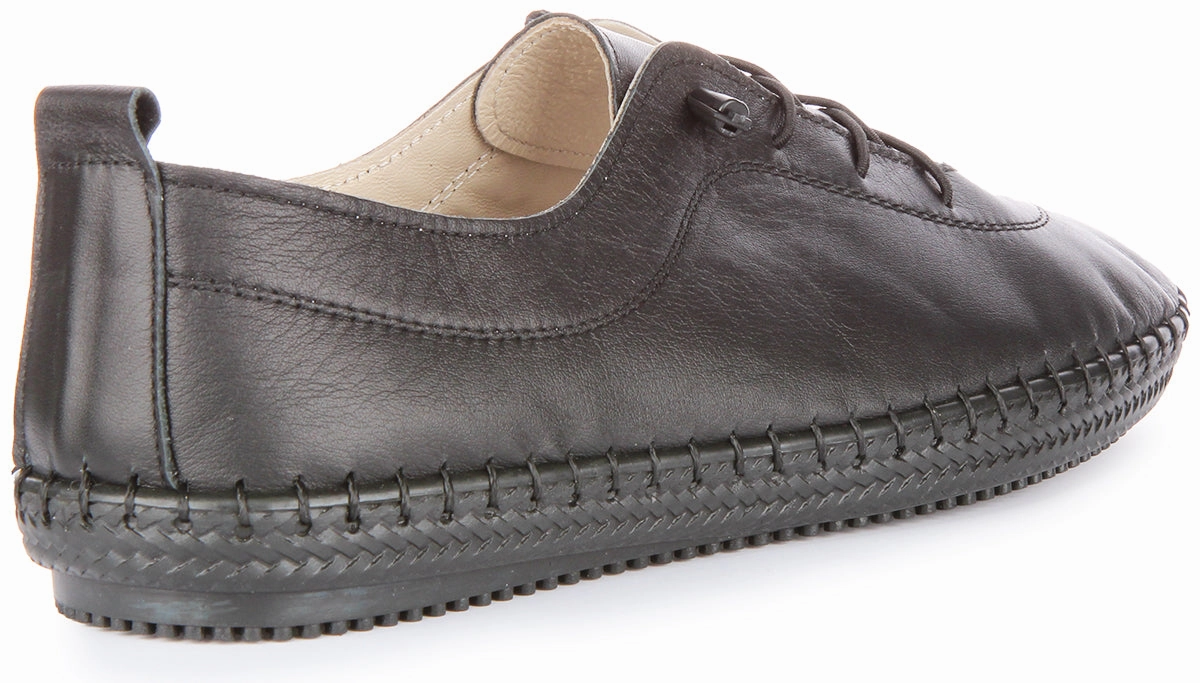 Justinreess England Lexi Gents In Black For Men Soft Flex Layer