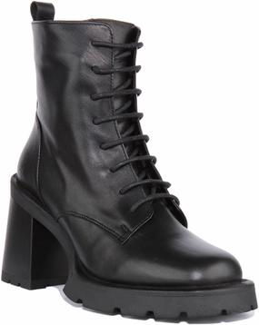 Justinreess England Lottie In Black For Women Adventure Ready Boots Mountain adventure