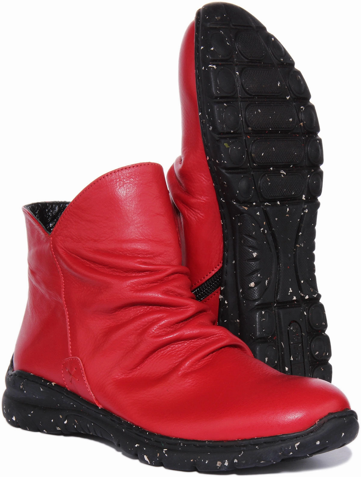 Justinreess England Mia In Red For Women Trail Trek Shoes