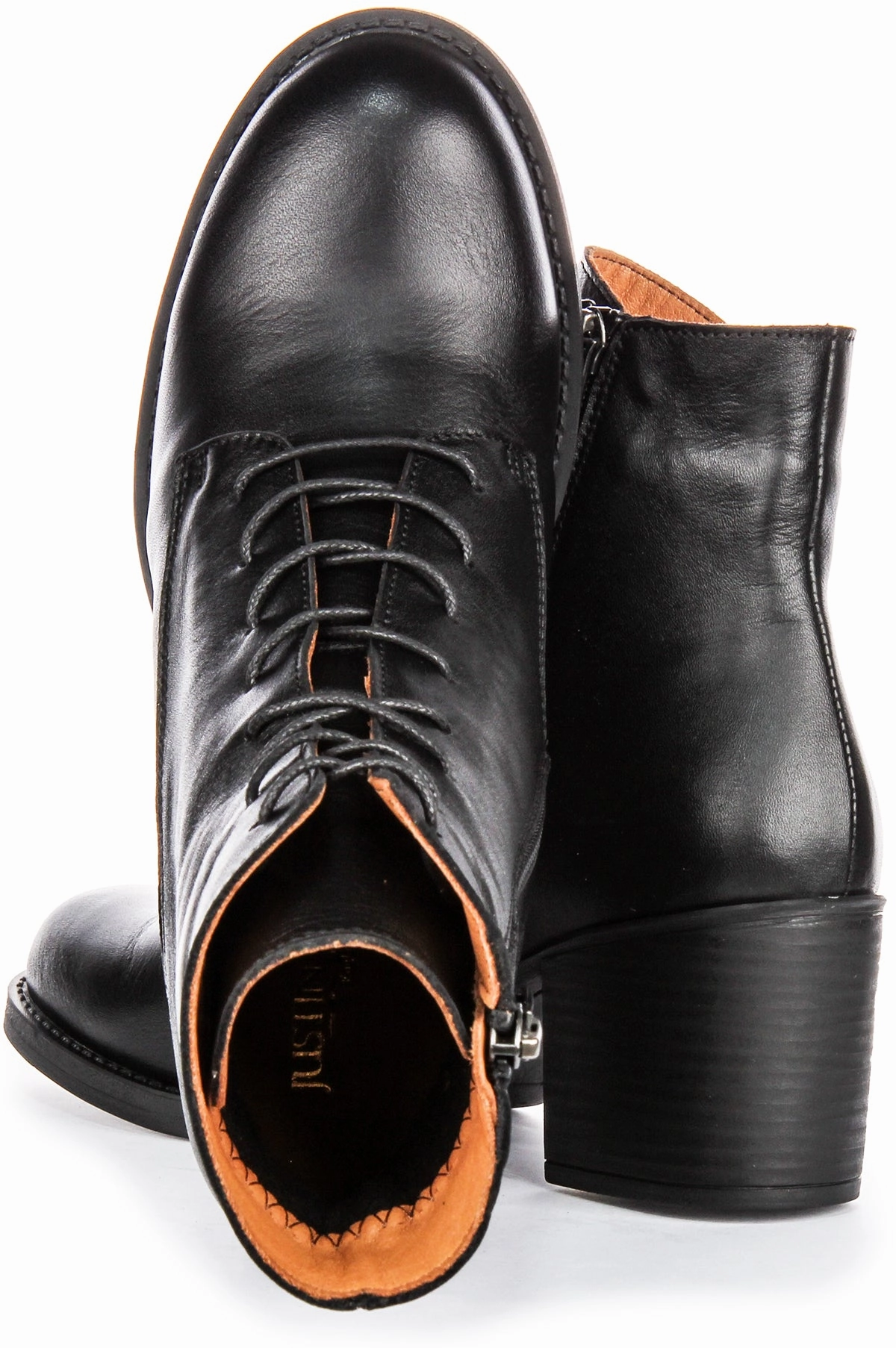 Justinreess England Milena In Black For Women Trail Cushion Boots