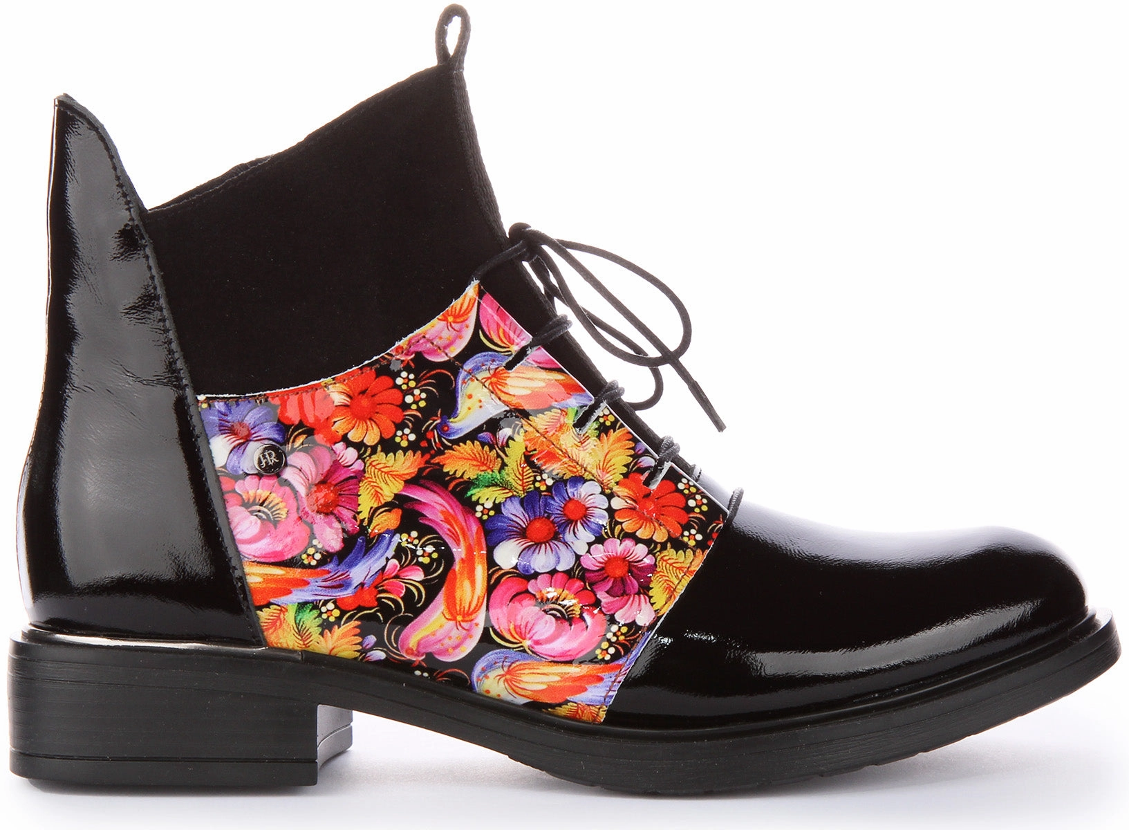 Justinreess England Mylah In Black Flower For Women Core Comfort