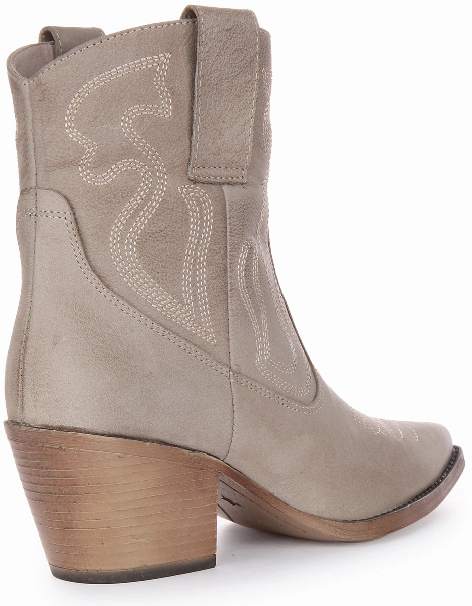 Justinreess England Nova In Grey For Women Mountain Shield Boots