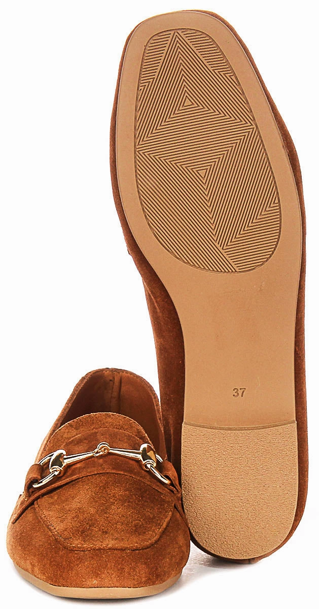 Justinreess England Romy Suede In Wisky For Women Easy Pack