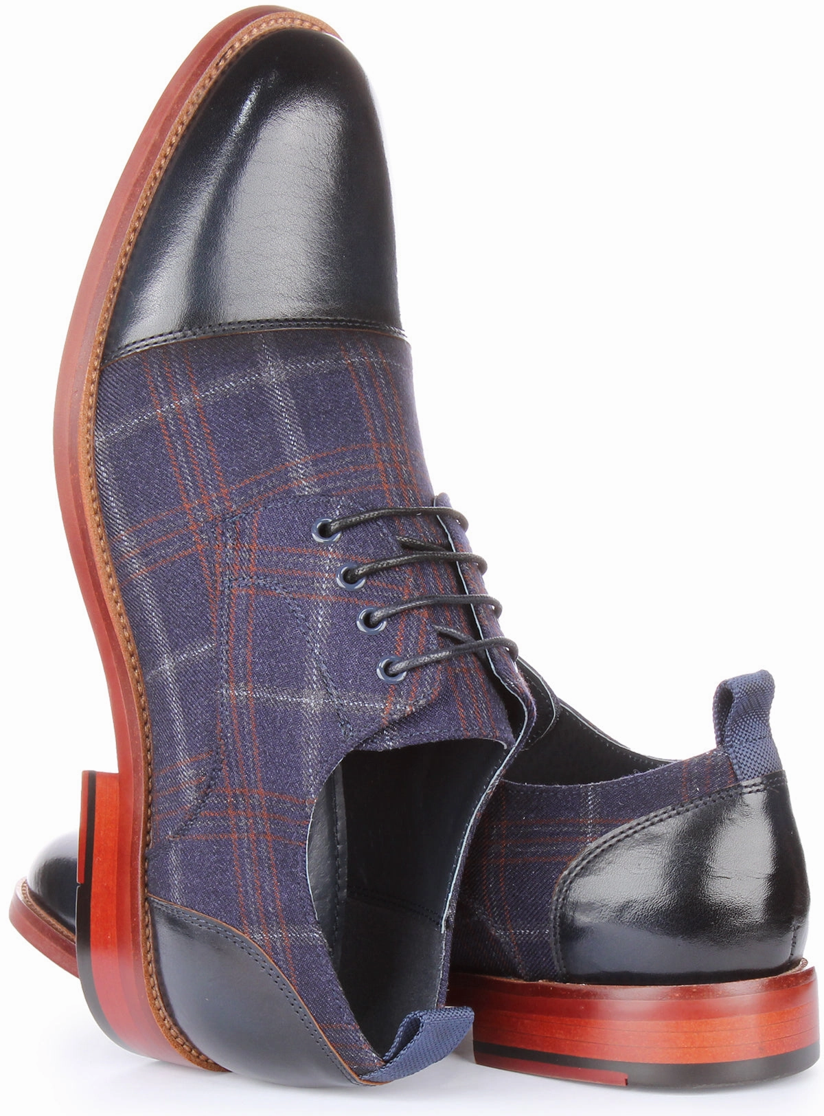 Justinreess England Ronnie In Navy For Men Classic Step Flex