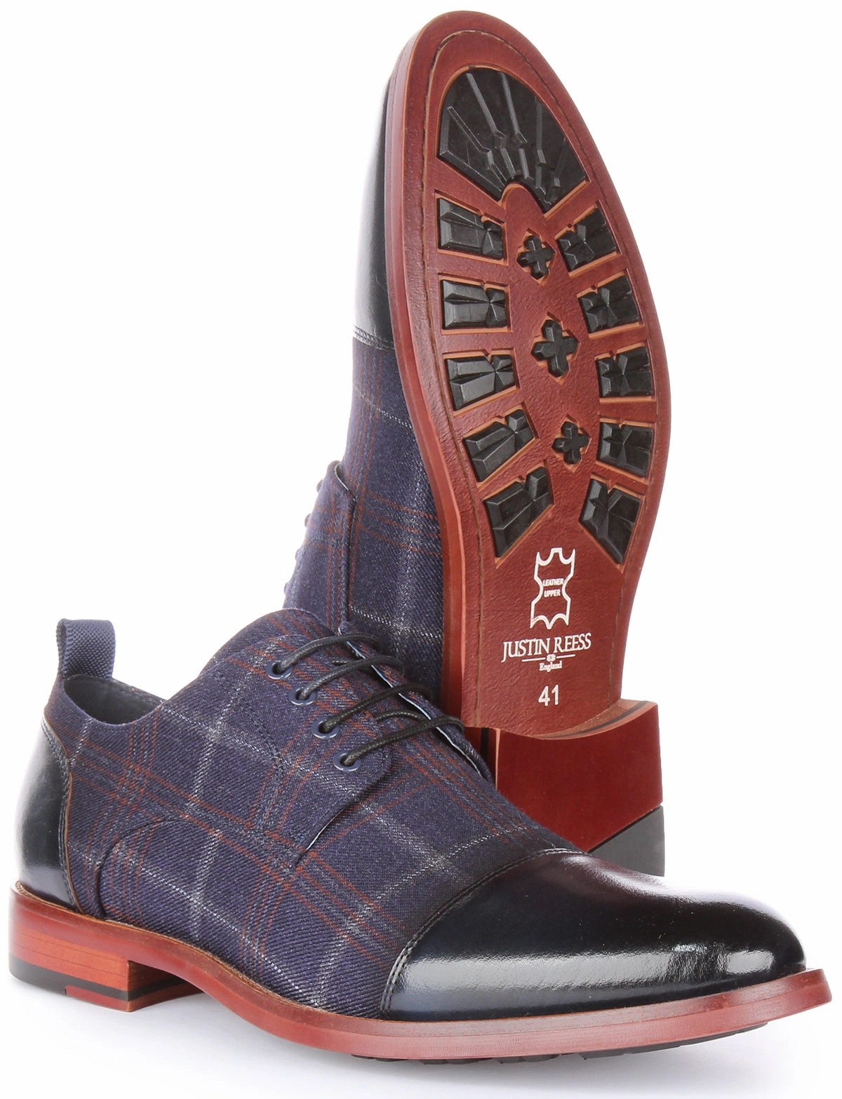 Justinreess England Ronnie In Navy For Men Classic Step Flex