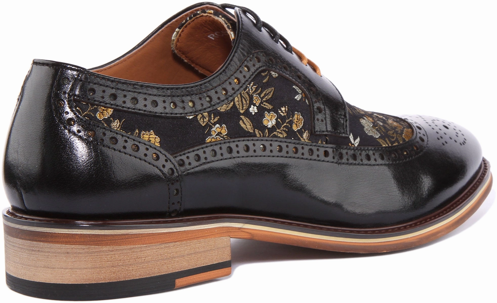 Justinreess England Ross In Black For Men Classic Smart Step