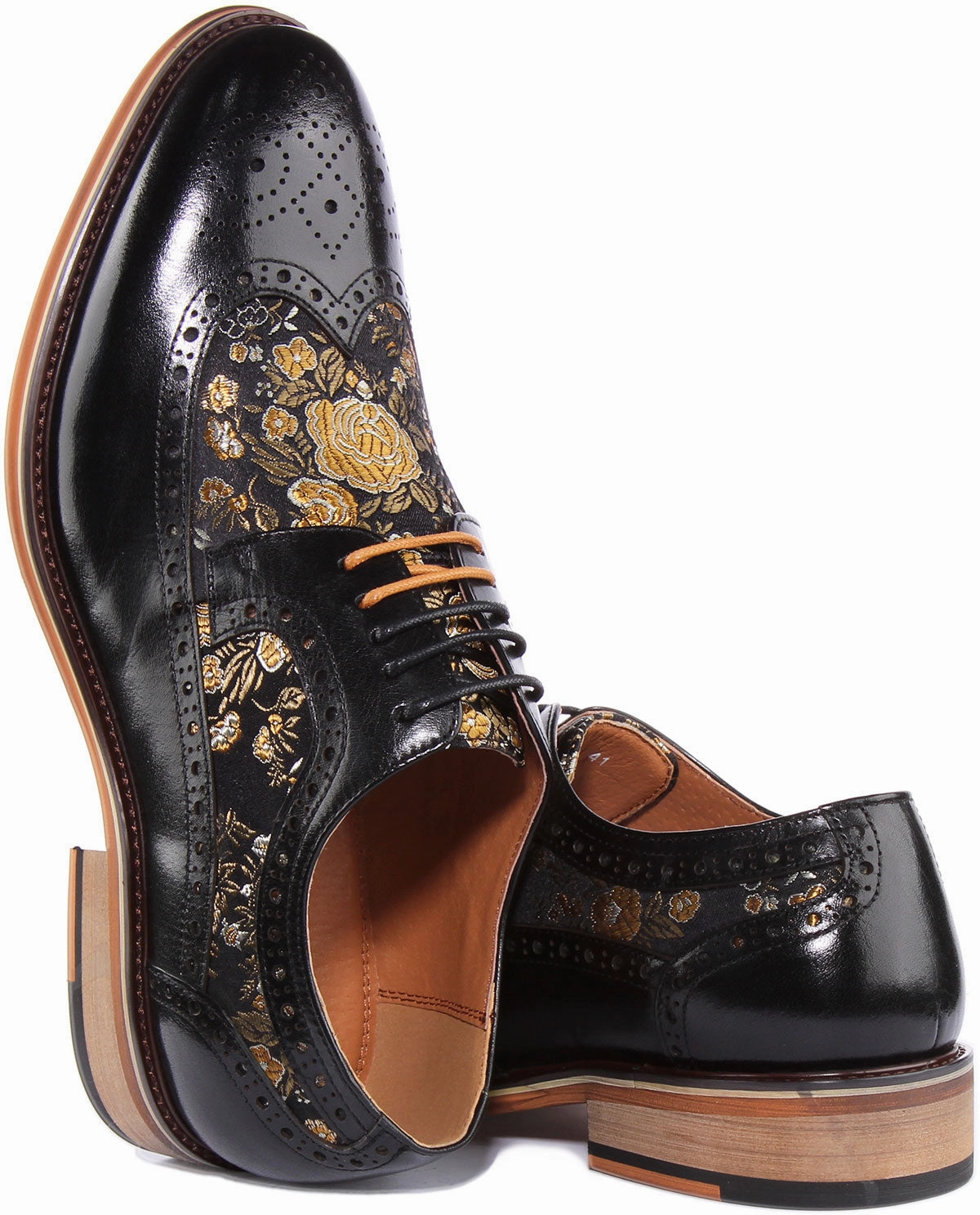 Justinreess England Ross In Black For Men Classic Smart Step