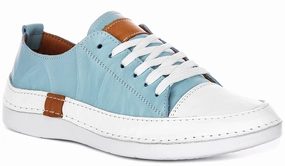 Buy Step Comfort Technology Shoes Justinreess England Sammy In Blue For Women