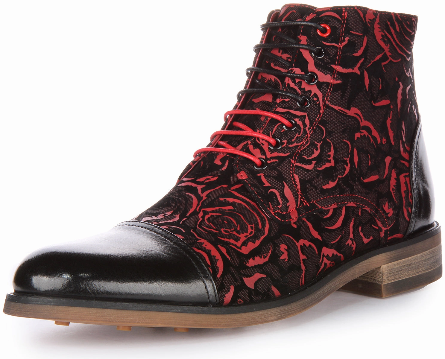 Justinreess England Toby In Black Red For Men Western Flair