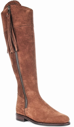 Justinreess England Valentina Regular Fit In Tan Brown For Women Street Vibe