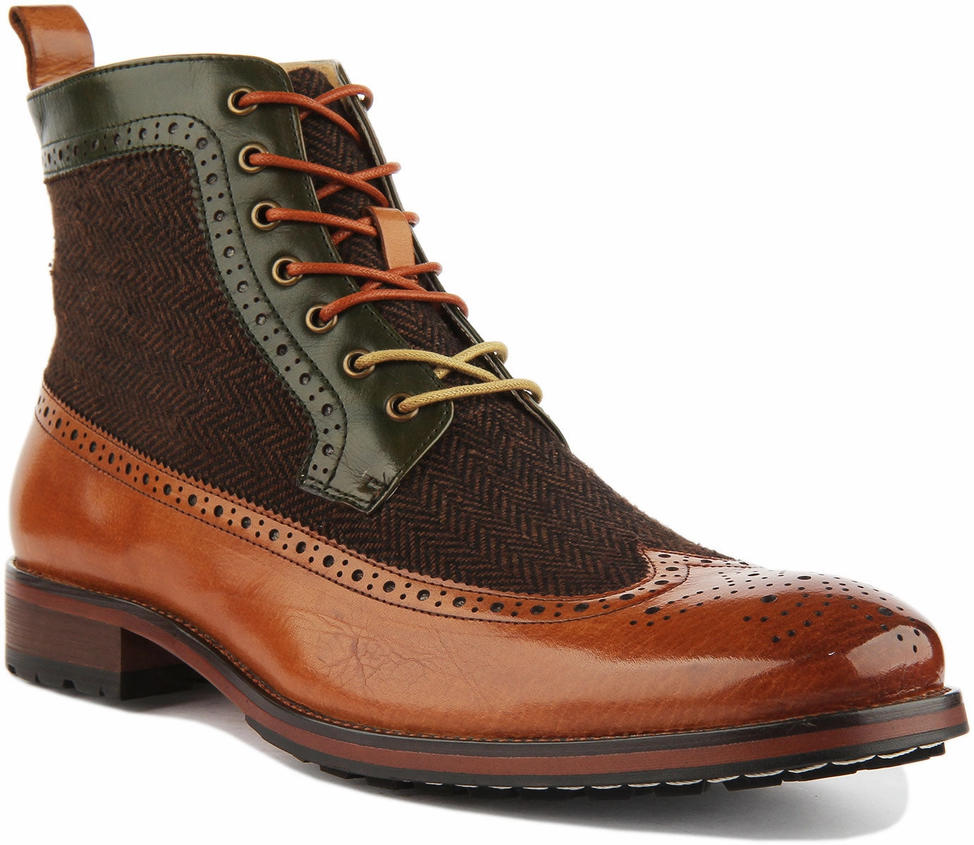 Justinreess England William In Brown For Men Smooth Finish Soft Lining