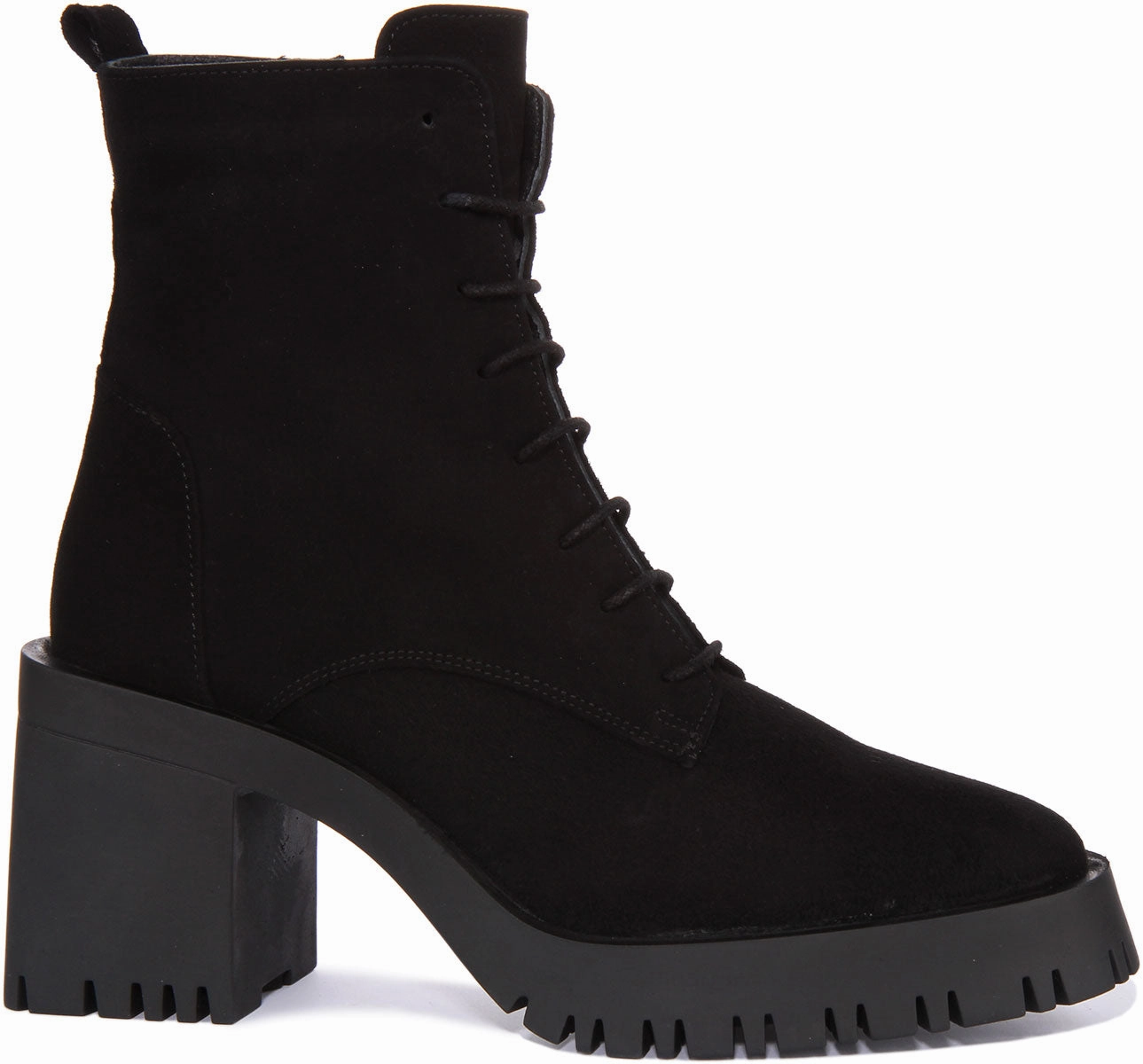 Justinreess England Zoe In Black Suede For Women waterproof