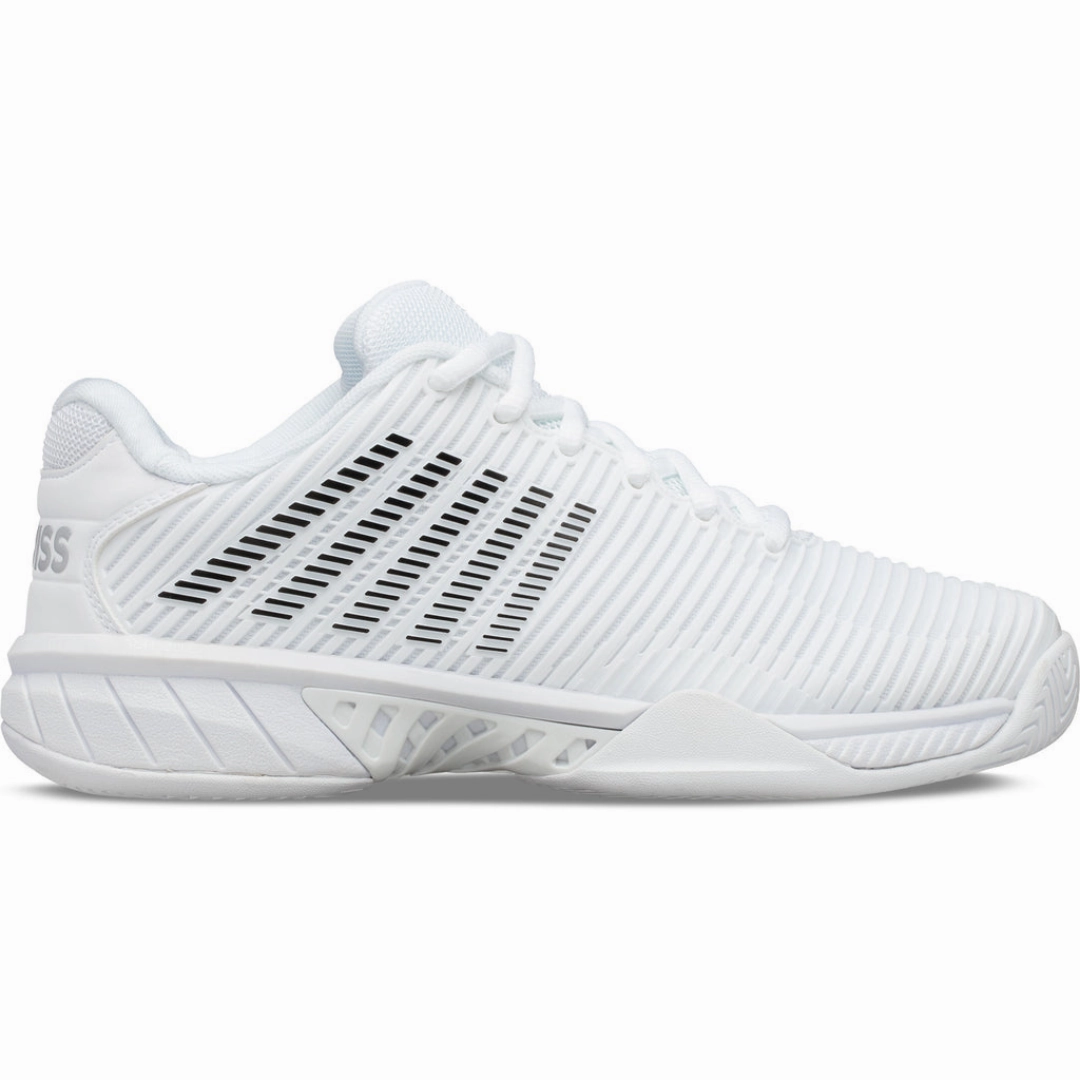 K Swiss Hypercourt Express 2 White/Black Women Tennis Shoes