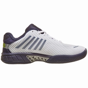 K Swiss Hypercourt Express 2 White/Peacoat/Silver Men Tennis Shoes