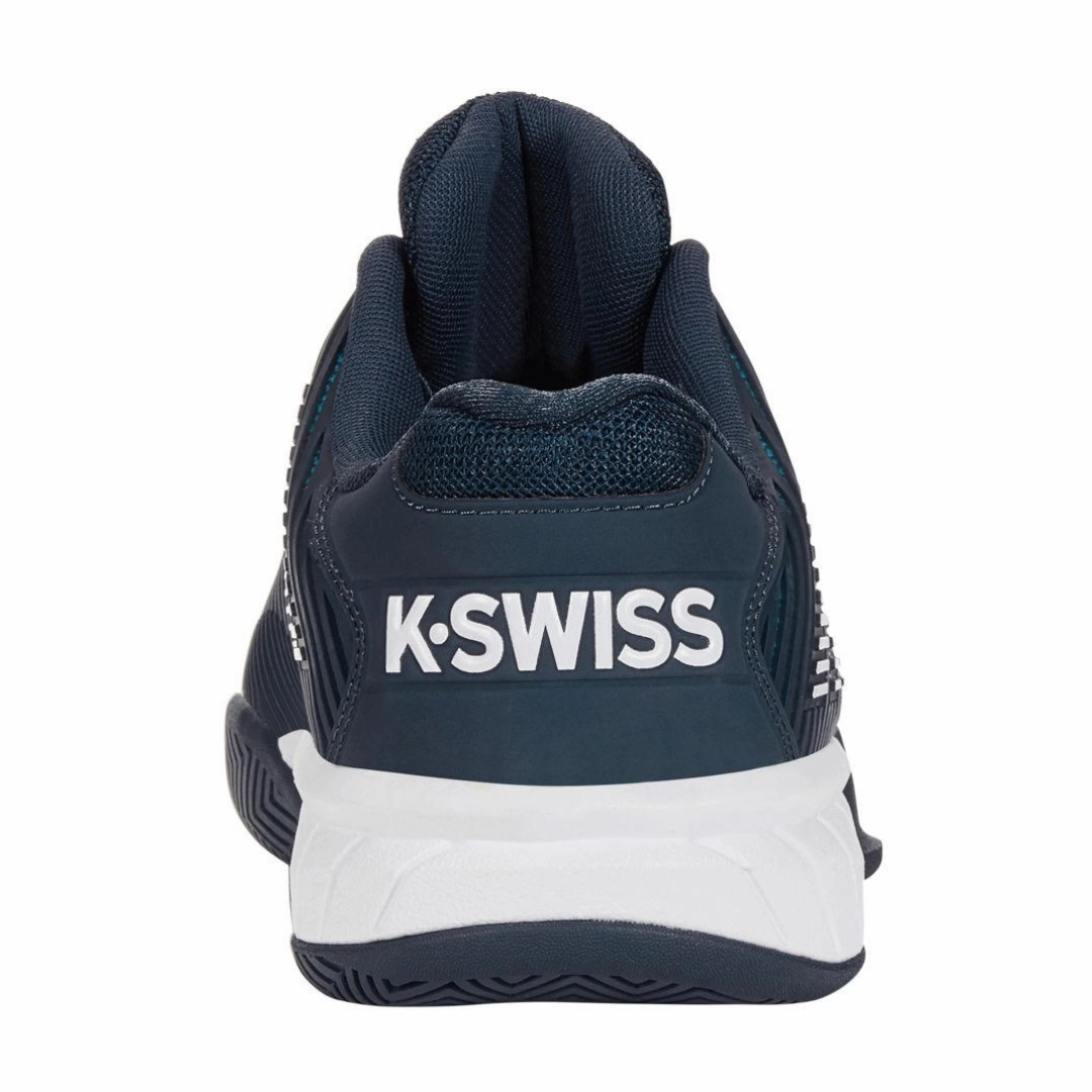 K Swiss Hypercourt Express  AC Men Tennis Shoes  - Reflecting Pond/White Good Arch Cushioning