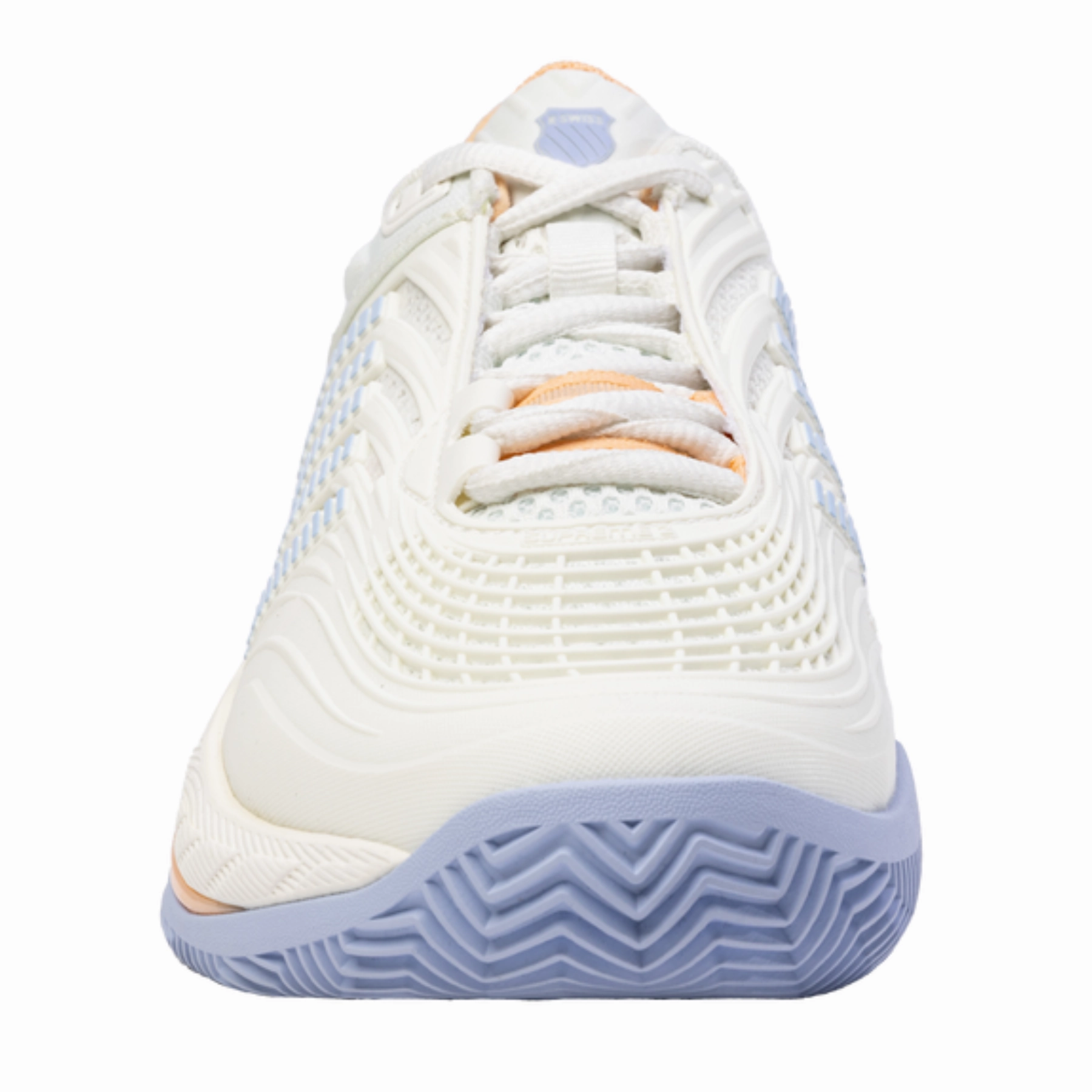 K Swiss Hypercourt Supreme 2HB WomenTennis Shoes - Star White/Heather/PchFuz Lightweight Composition Quality Design Level