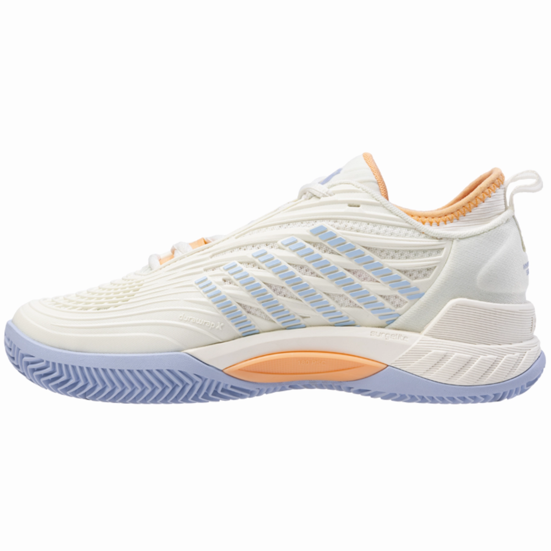 K Swiss Hypercourt Supreme 2HB WomenTennis Shoes - Star White/Heather/PchFuz Lightweight Composition Quality Design Level