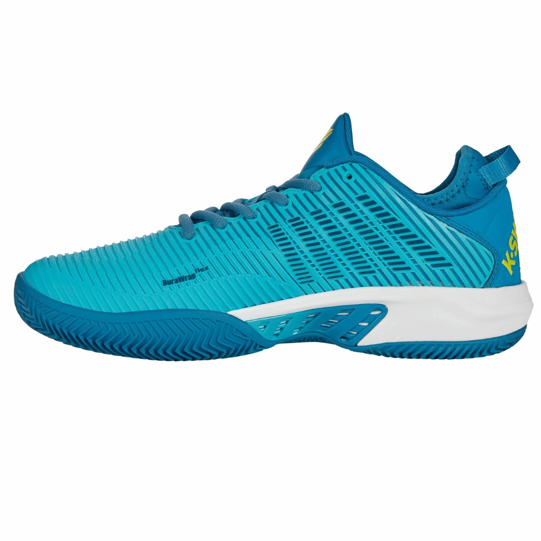 K Swiss Hypercourt Supreme HB Mens Tennis Shoes - Scuba Blue/Celestial/Brilliant White Firm base