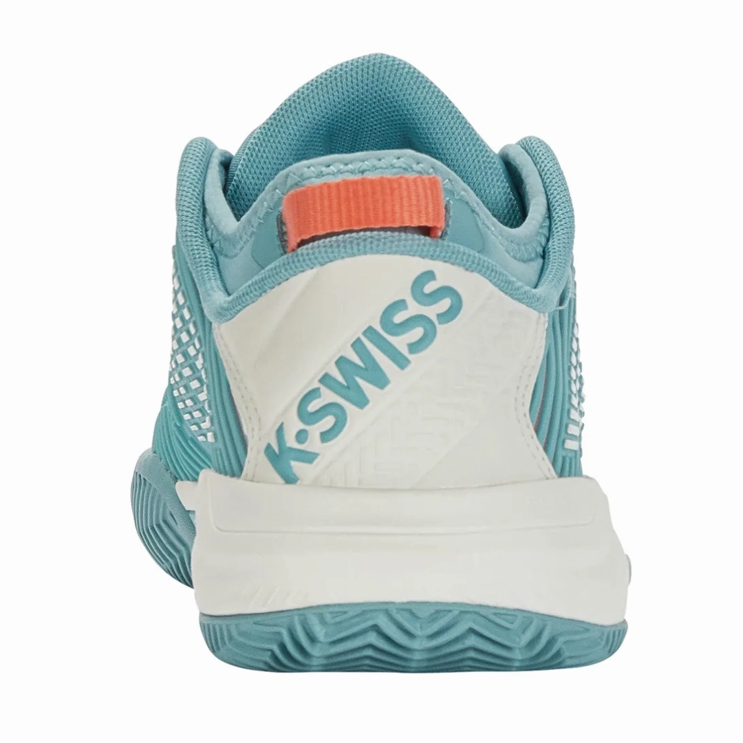 K Swiss Hypercourt Supreme HB Nile Blue/Blanc de Blanc/Desert Flower Women Tennis Shoes Stability Motion