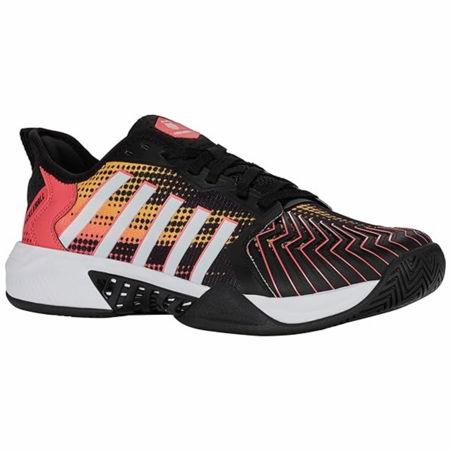 K-Swiss Pickleball Supreme Mens Shoe - Black/Dubarry Ground Feel