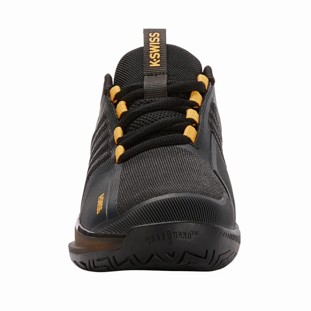 K Swiss Ultrashot 3 Men Tennis Shoes - Moonless Night/Amber Yellow Flexible Plate Feature Set