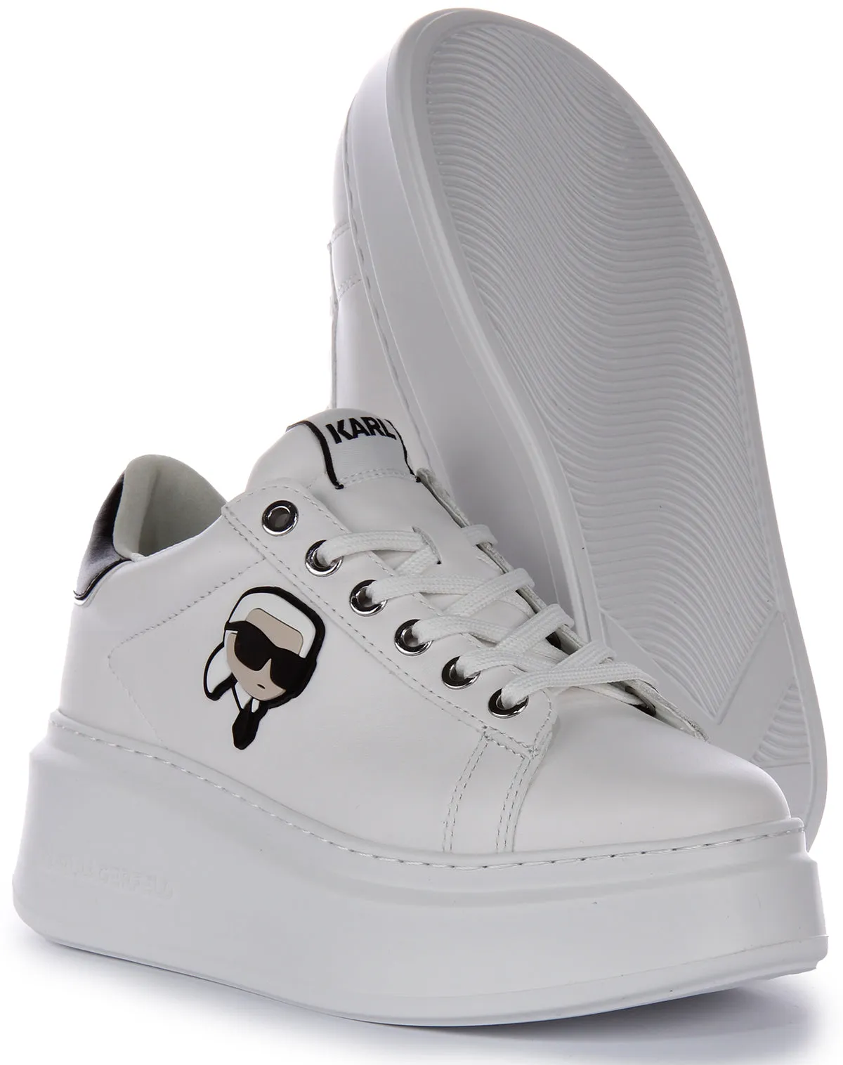 Karl Lagerfeld Anakapri NFT Lo In White Black For Women Water Resistant