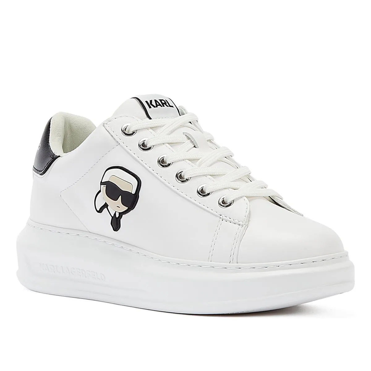 Karl Lagerfeld Kapri Karl NFT Lo Lace Women's White Trainers Impact protection