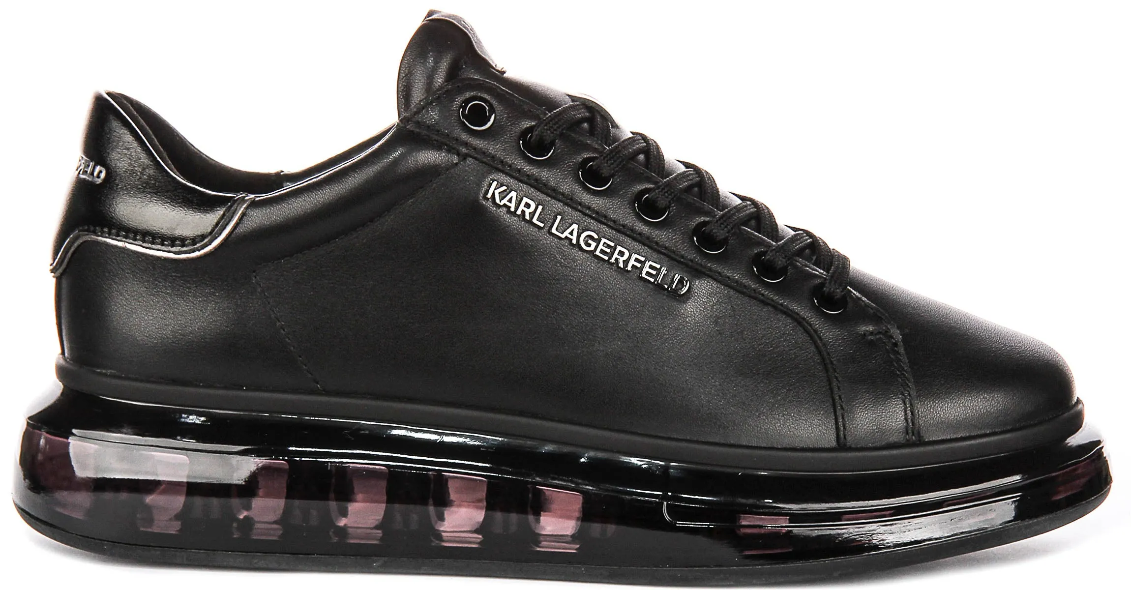 Karl Lagerfeld Kapri Kushion In All Black For Men Fast Bounce