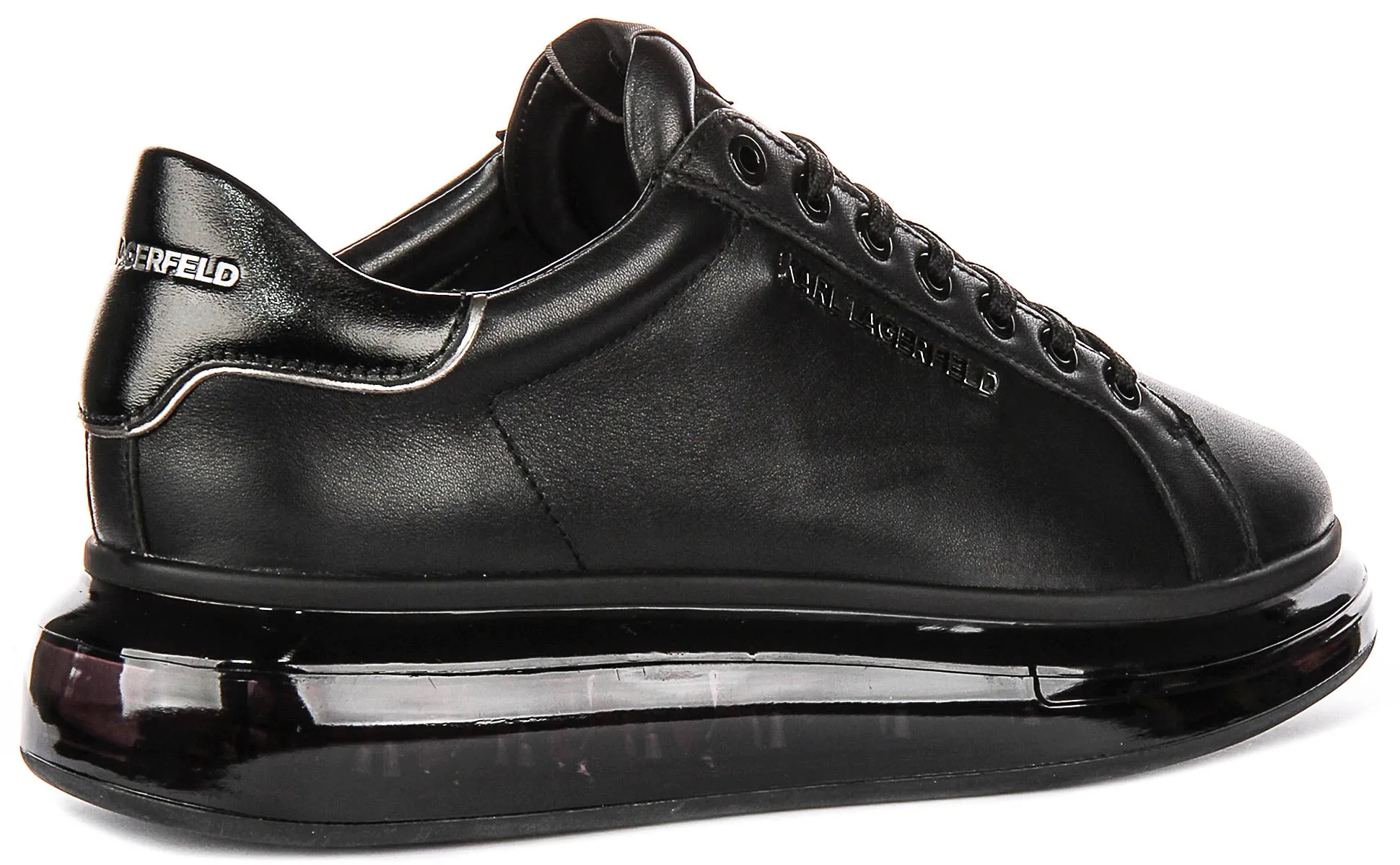 Karl Lagerfeld Kapri Kushion In All Black For Men Fast Bounce