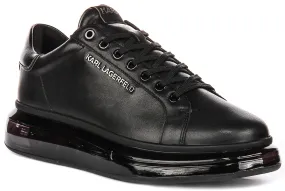 Wide Base Karl Lagerfeld Kapri Kushion In All Black For Men