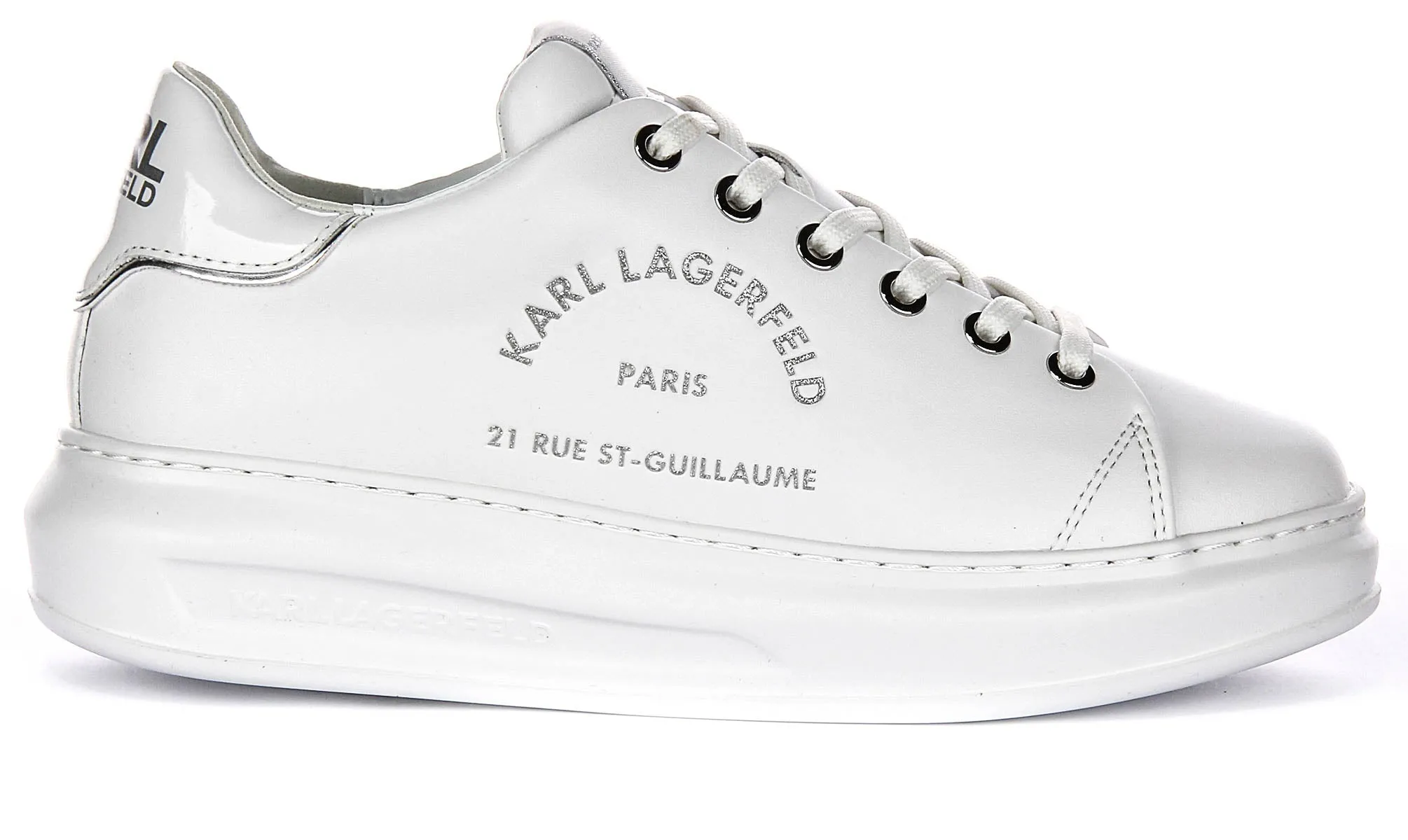 Karl Lagerfeld Kapri Maison Glitter In White For Women Zero Pressure