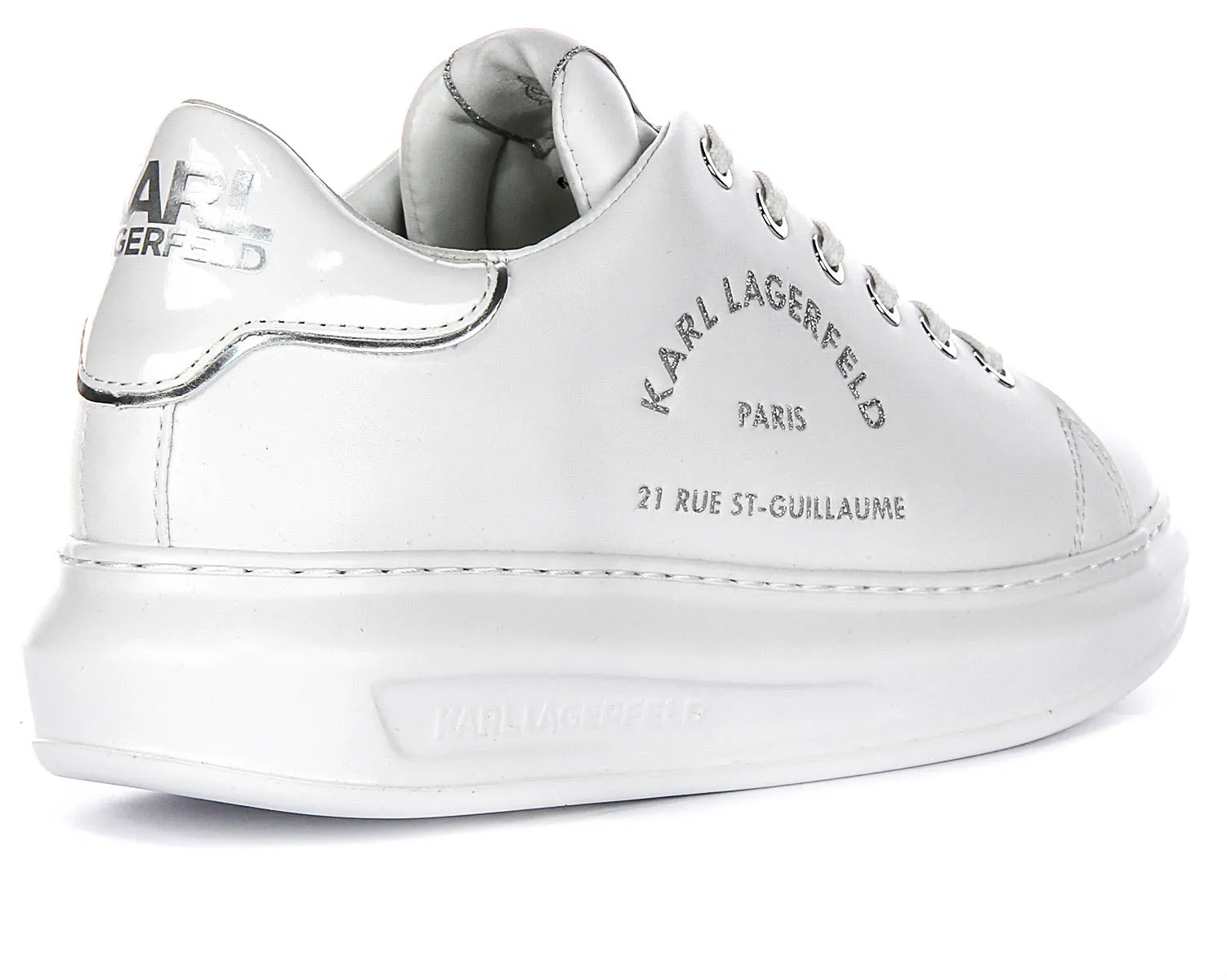 Karl Lagerfeld Kapri Maison Glitter In White For Women Zero Pressure