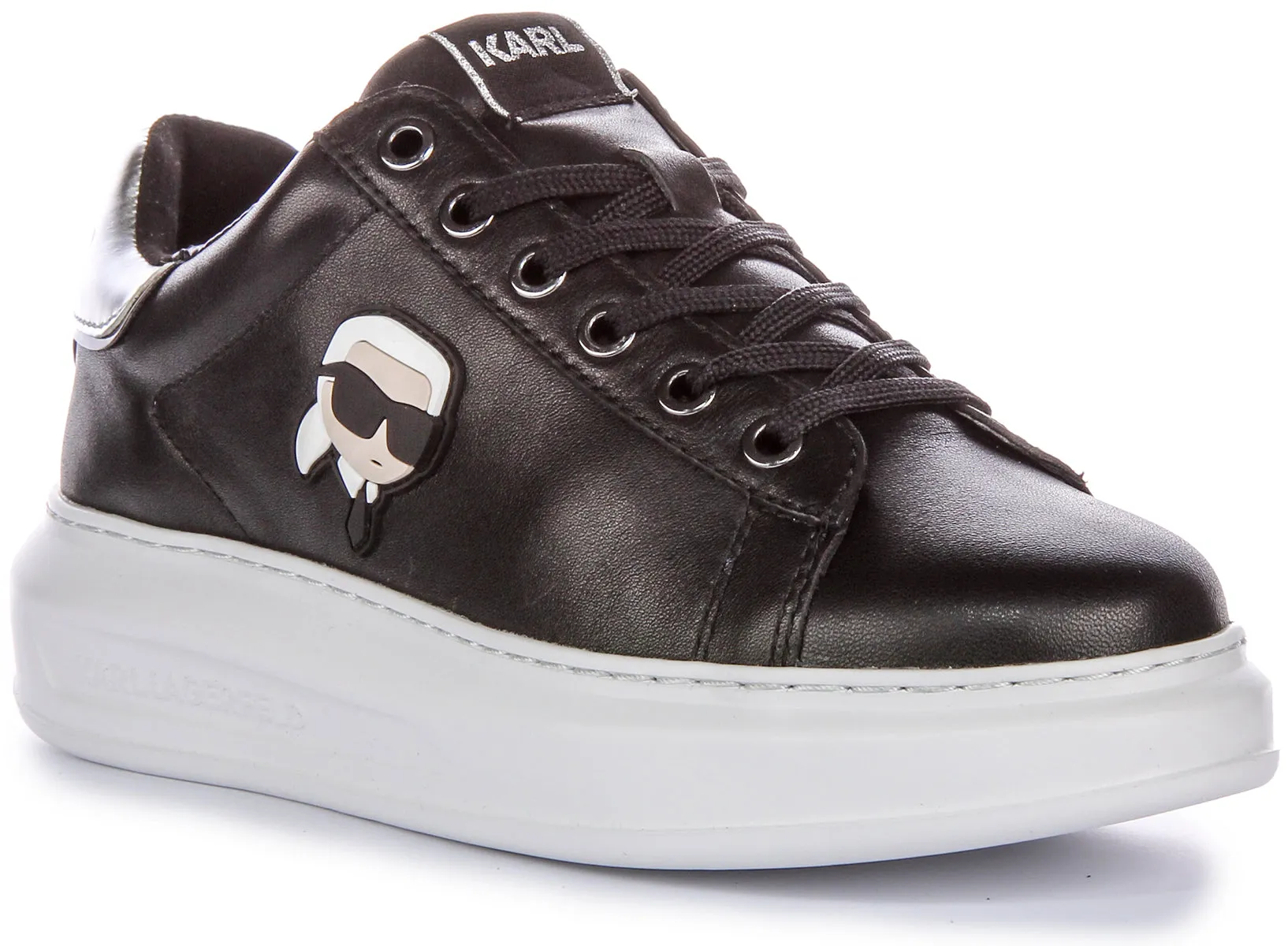 Karl Lagerfeld Kapri Nft Lo In Black For Women Balance Game